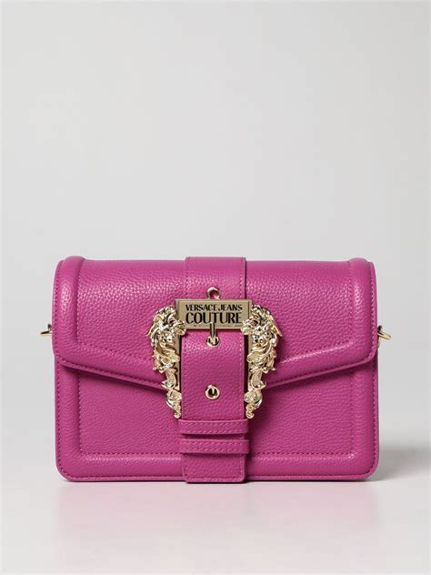 versace jeans couture bag pink